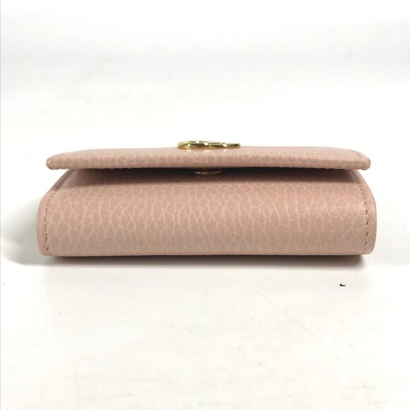 GUCCI 456118 GG Marmot Double G 6-Ring Key Case Leather pink - Picture 13 of 14
